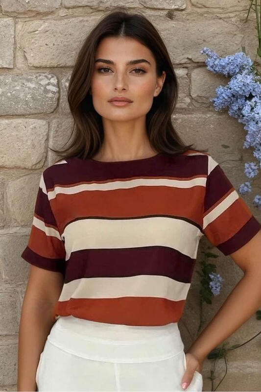 Blusa Baby Look Com Dobroes