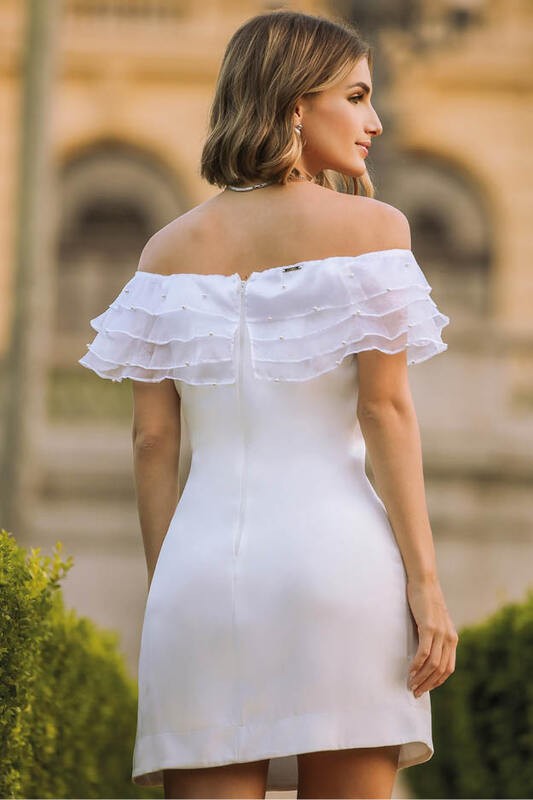 Vestido Noivas Ombro A Ombro