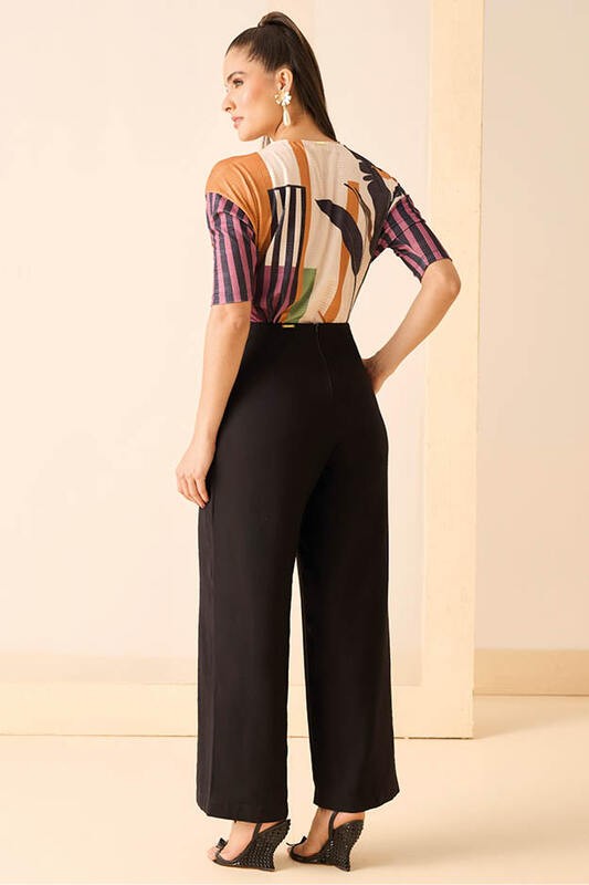 Blusa Ampla E Punhos Longos