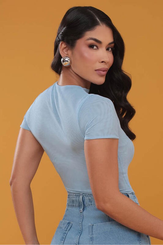 Blusa Baby De Tule