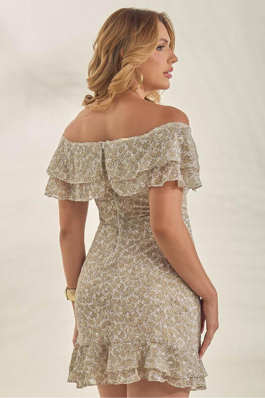 Vestido  Ombro A Ombro