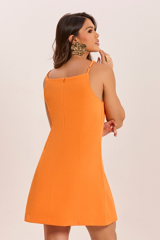 Vestido Curto Com Lacinhos