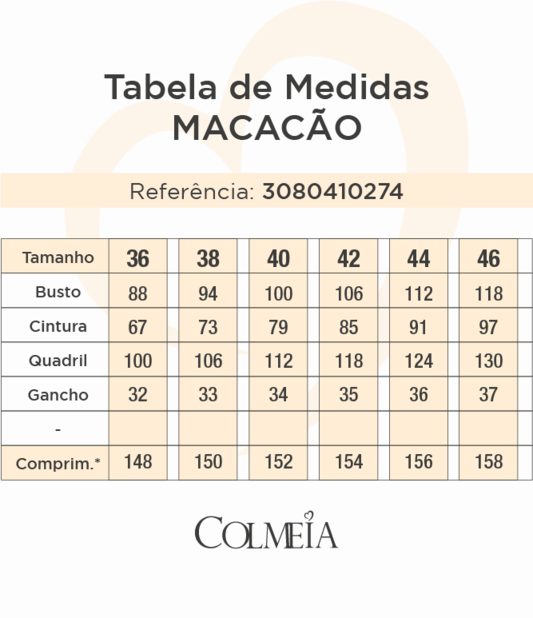 Macacao Longo Cavado Com Faixa