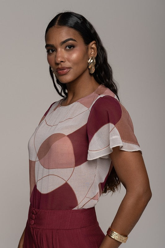 Blusa  Com Manga Diferenciada