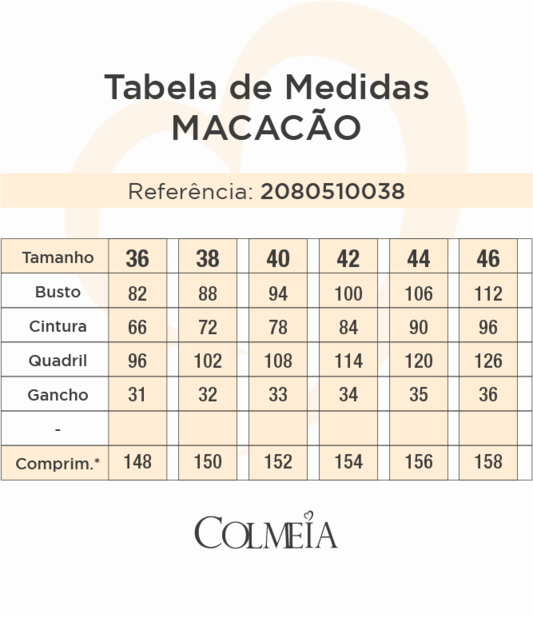 Macacao Corselet
