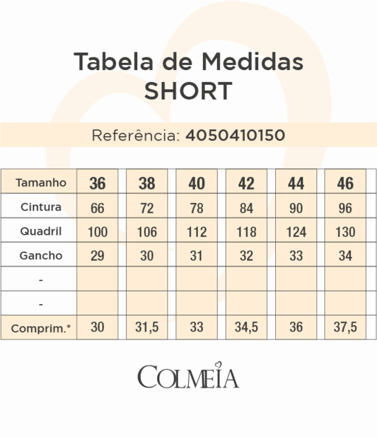 Short  Com Lapela Bordada