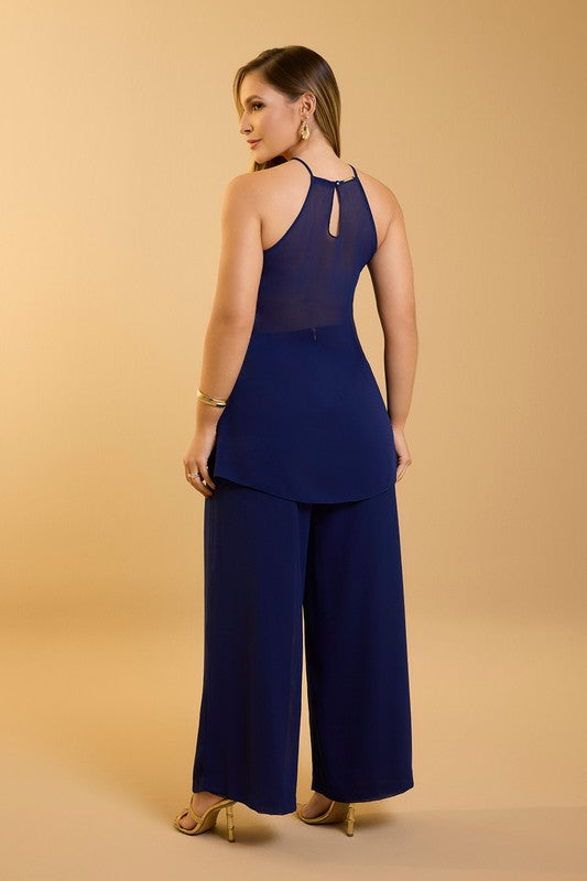 Conjunto De Calca E Regata Fluida