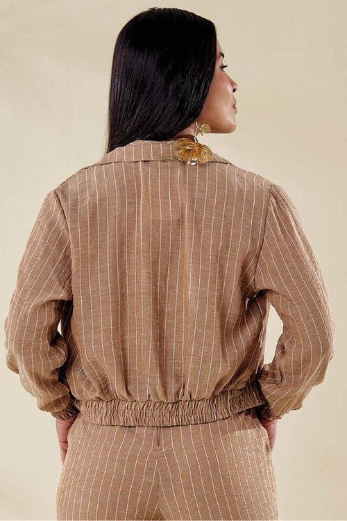 Carregar imagem 1 na visualização da galeria. Outwear Bomber Com Elastico Na Barra