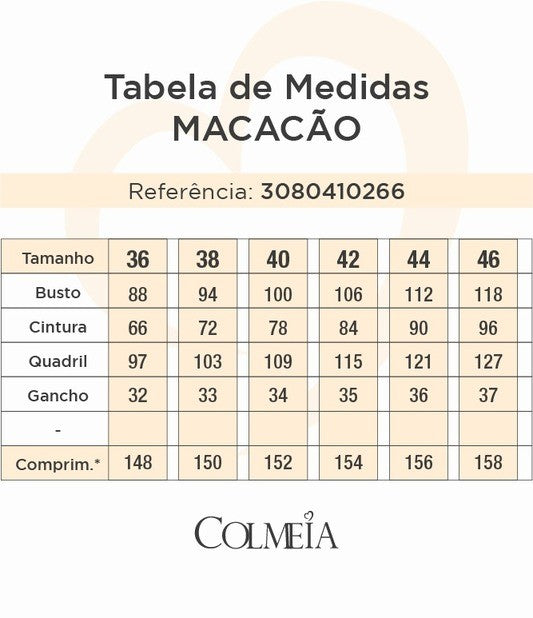 Macacao Combo C Decote Em V E Alcas Transpassada