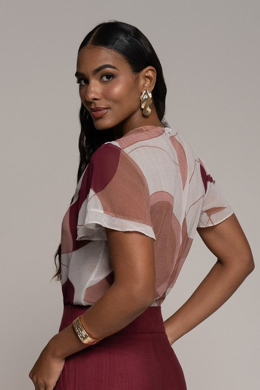 Blusa  Com Manga Diferenciada