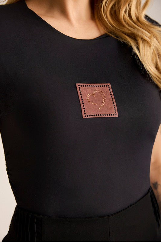 Blusa Baby Look Com Franzidos
