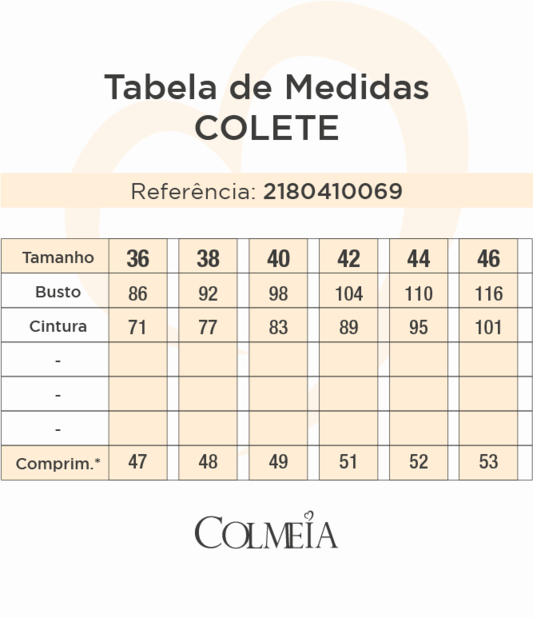 Outwear Colete Assimetrico