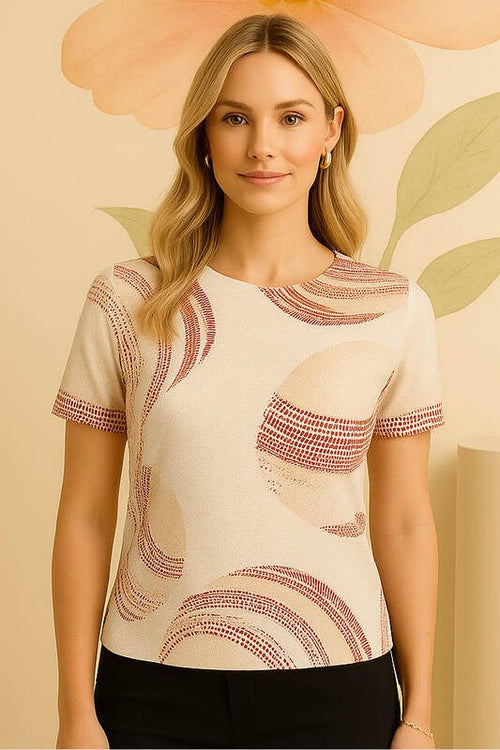 Carregar imagem 1 na visualização da galeria. Blusa Baby Look Esferas