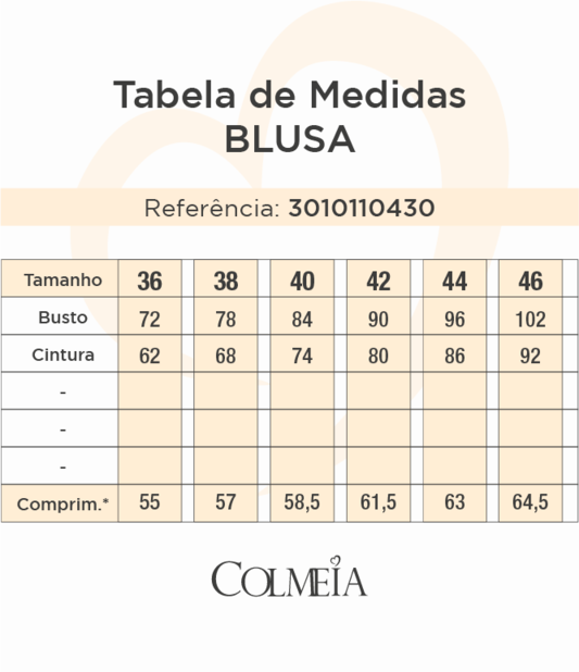 Blusa Manga Longa