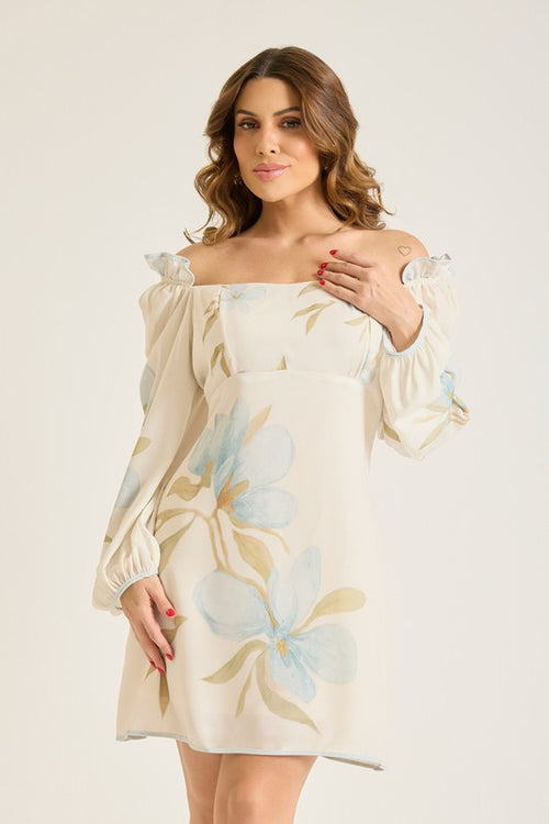 Carregar imagem 1 na visualização da galeria. Vestido Curto Com Babadinho