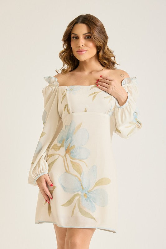 Vestido Curto Com Babadinho