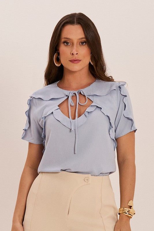 Blusa Baby Com Babados Jabour