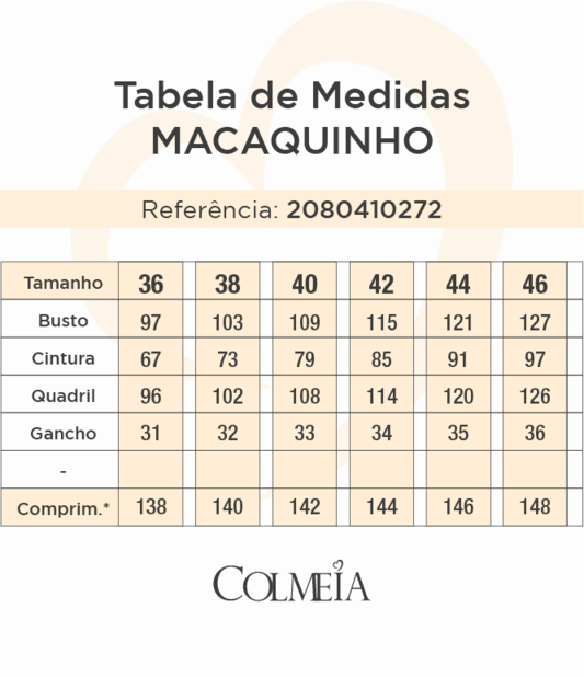 Macacao Com Bolsos