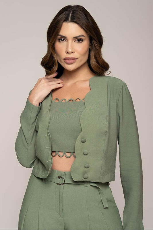 Outwear Blazer Semi Cropped